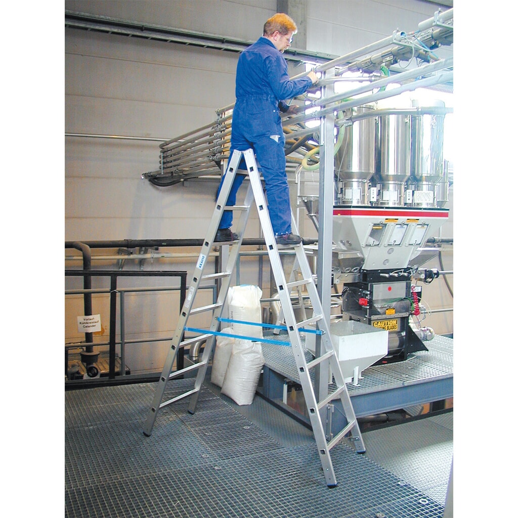 Aluminium sportenladder KRAUSE®, 2-zijdig begaanbaar, standhoogte 2,10 m Productafbeelding nr. 3: Aluminium sportenladder KRAUSE®, 2-zijdig begaanbaar, standhoogte 2,10 m