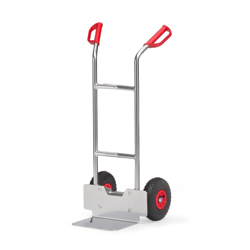 Productafbeelding nr. 1: Aluminium steekwagen fetra®, draagvermogen 150 kg, steekplaat bxd 320 x 250 mm, luchtbanden