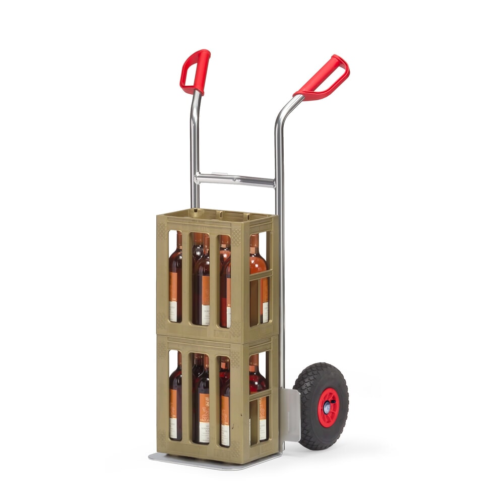 Productafbeelding nr. 2: Aluminium steekwagen fetra®, draagvermogen 150 kg, steekplaat bxd 320 x 250 mm, luchtbanden