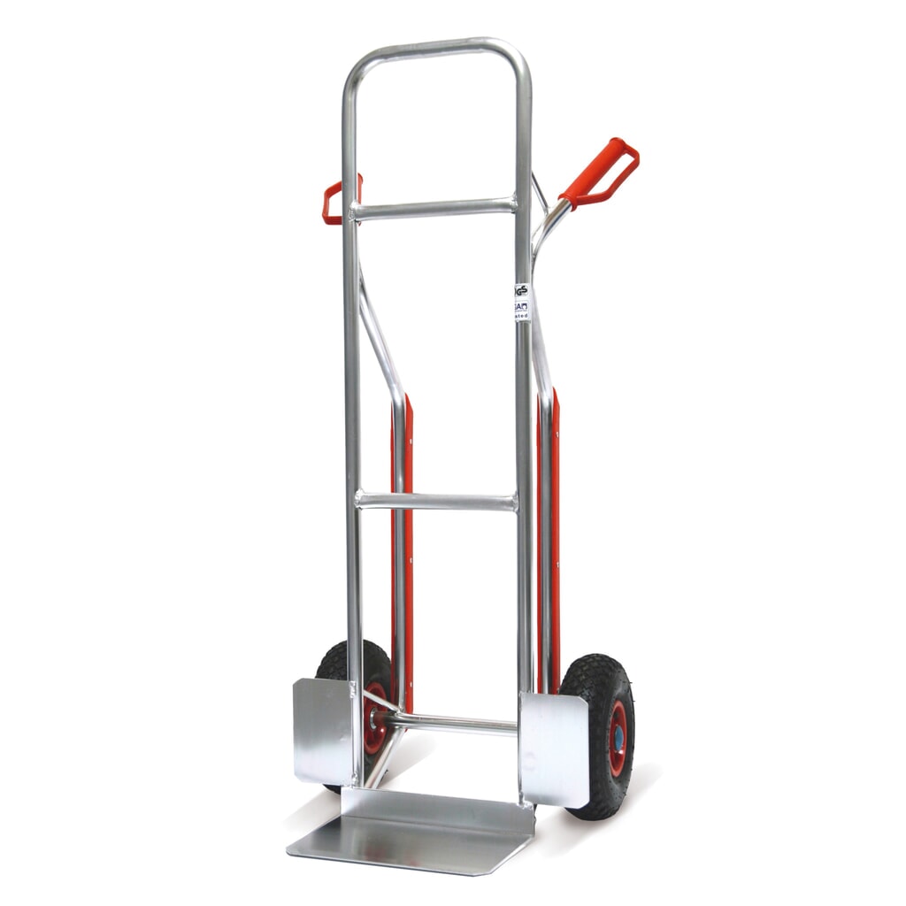 Aluminium steekwagen HEMMDAL met glijvlakken, cap. 150 kg, steek bxd 310 x 210 mm Product afbeelding: Aluminium steekwagen HEMMDAL met glijvlakken, cap. 150 kg, steek bxd 310 x 210 mm