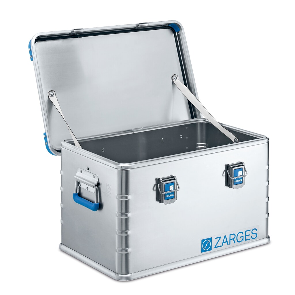 Alu-transportkist Eurobox ZARGES, 60 liter Product afbeelding: Alu-transportkist Eurobox ZARGES, 60 liter