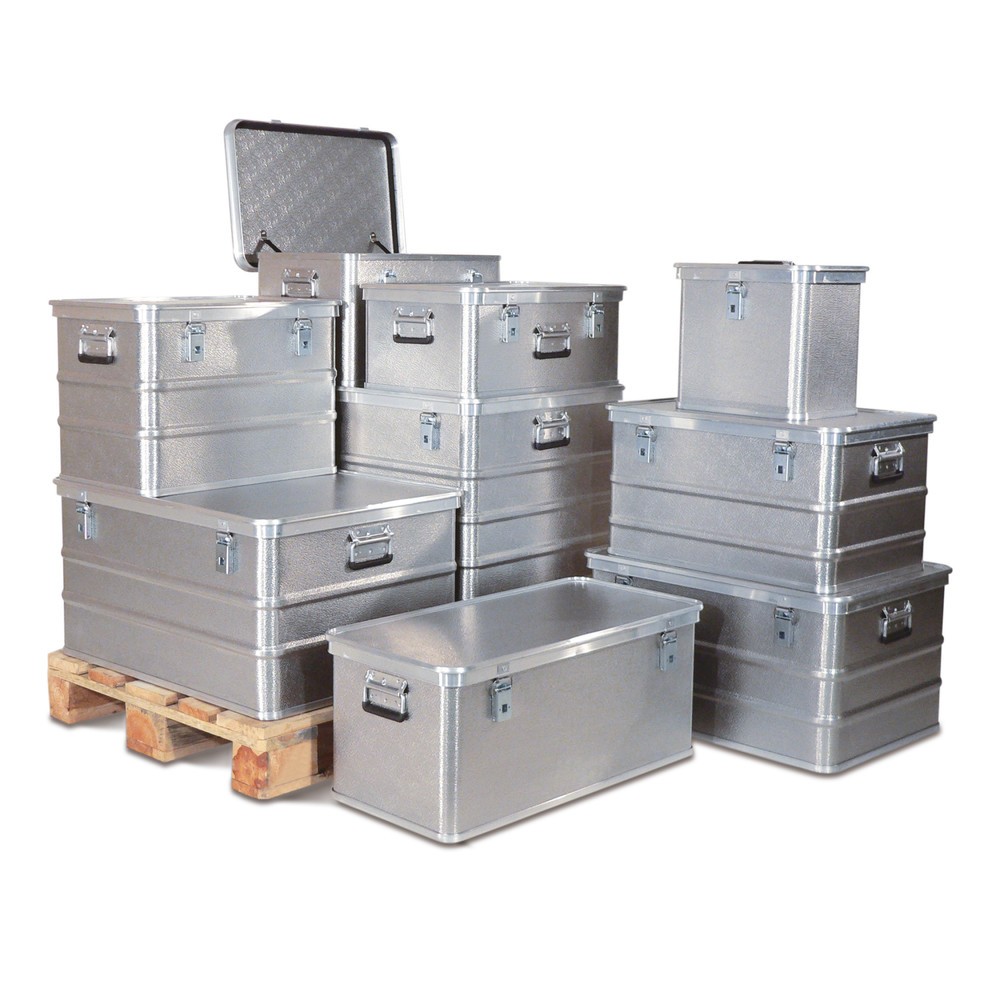 Product afbeelding: Aluminium transportbox Profi, gestructureerd oppervlak, 26 liter