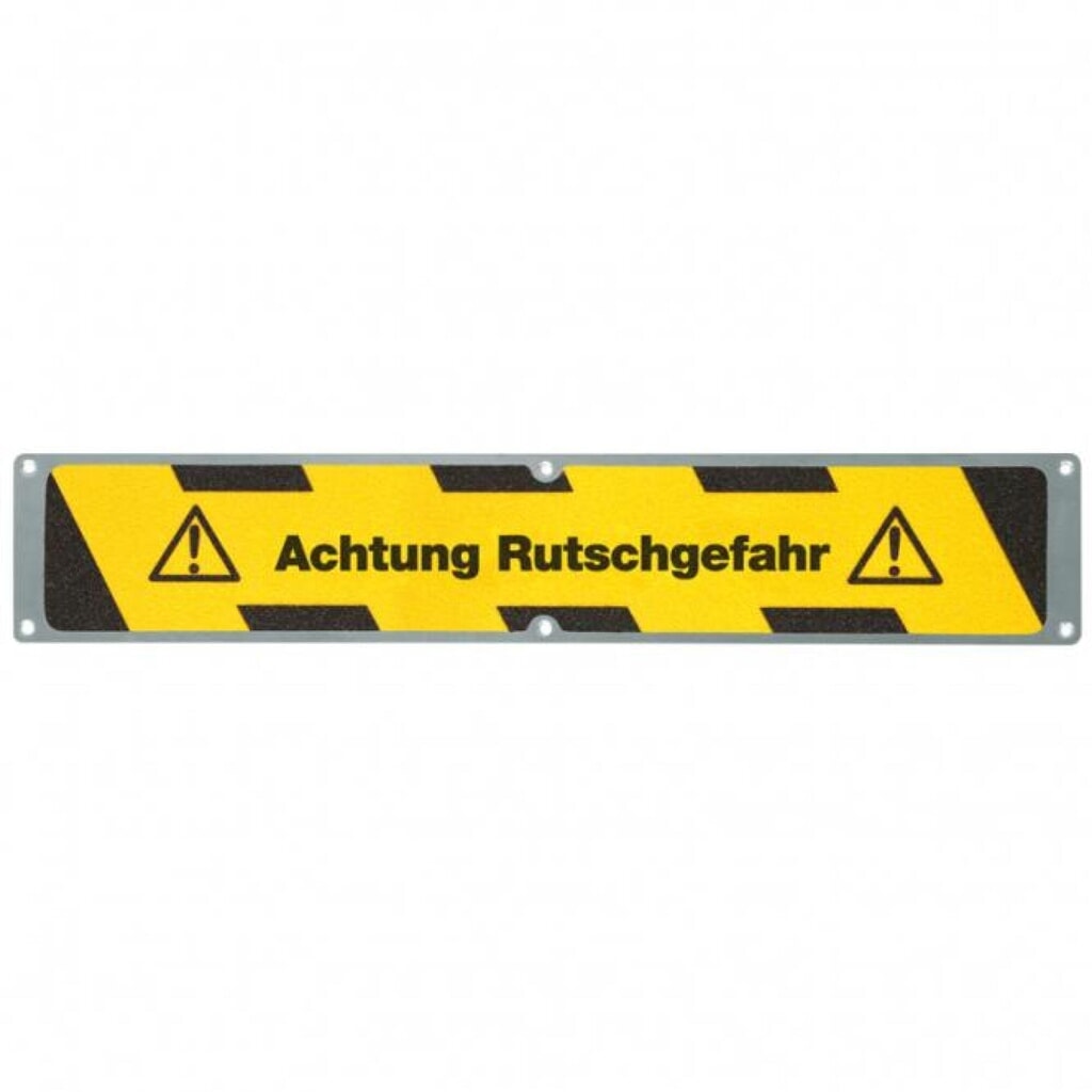 Antislipplaat “Opgelet slipgevaar”, lxb 635 x 114 mm Product afbeelding: Antislipplaat “Opgelet slipgevaar”, lxb 635 x 114 mm