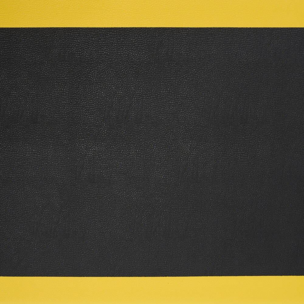 Productafbeelding nr. 5: Antivermoeidheidsmat HEMMDAL ErgoSoft Classic, getextureerd, 1-laags, bxl 600 x 600 mm, zwart / geel
