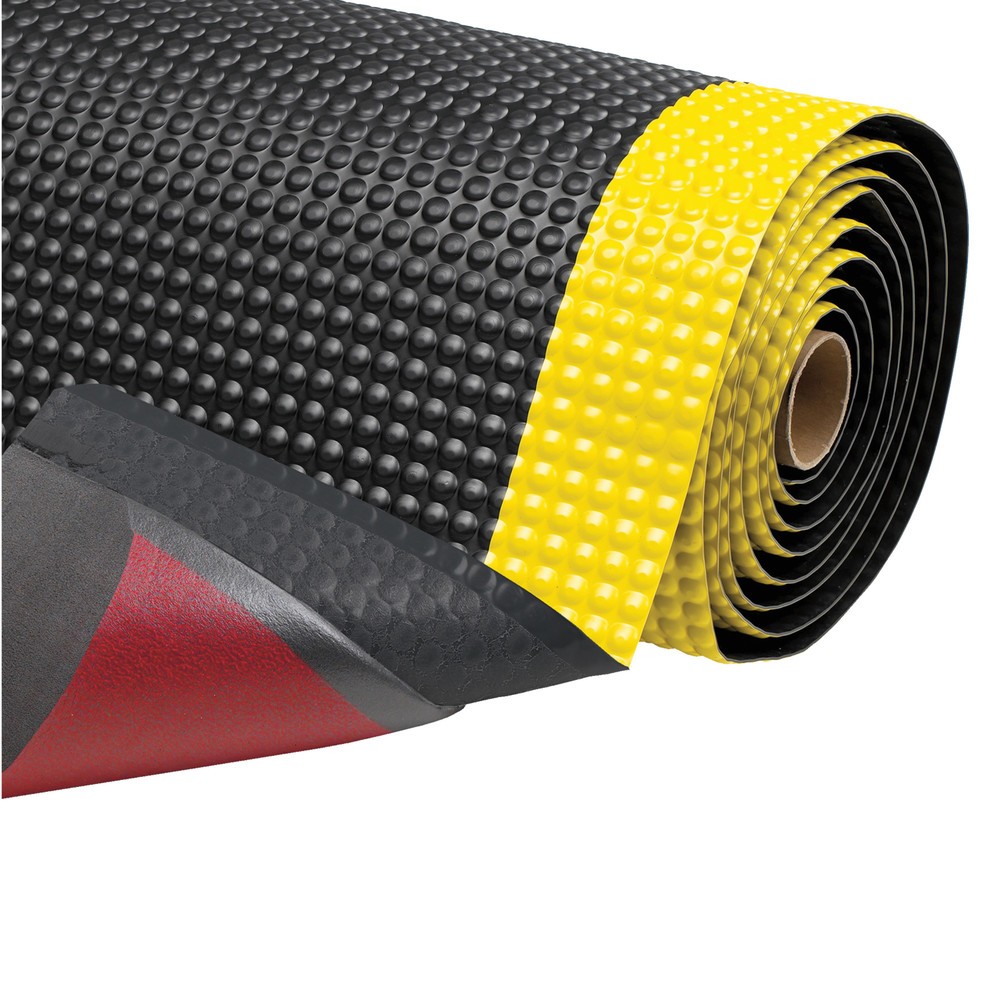 Productafbeelding nr. 1: Antivermoeidheidsmat van PVC, rug van microcelvinyl, str.m x 600 mm, zwart