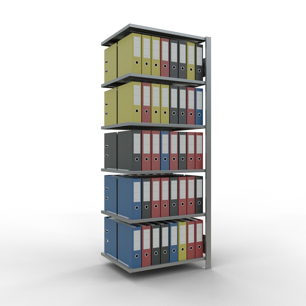Archiefrekken SCHULTE AV, dubbelzijdig, zonder middenaanslagen, VL 150 kg, hxbxd 2.000 x 750 x 600 mm Productafbeelding nr. 2: Archiefrekken SCHULTE AV, dubbelzijdig, zonder middenaanslagen, VL 150 kg, hxbxd 2.000 x 750 x 600 mm