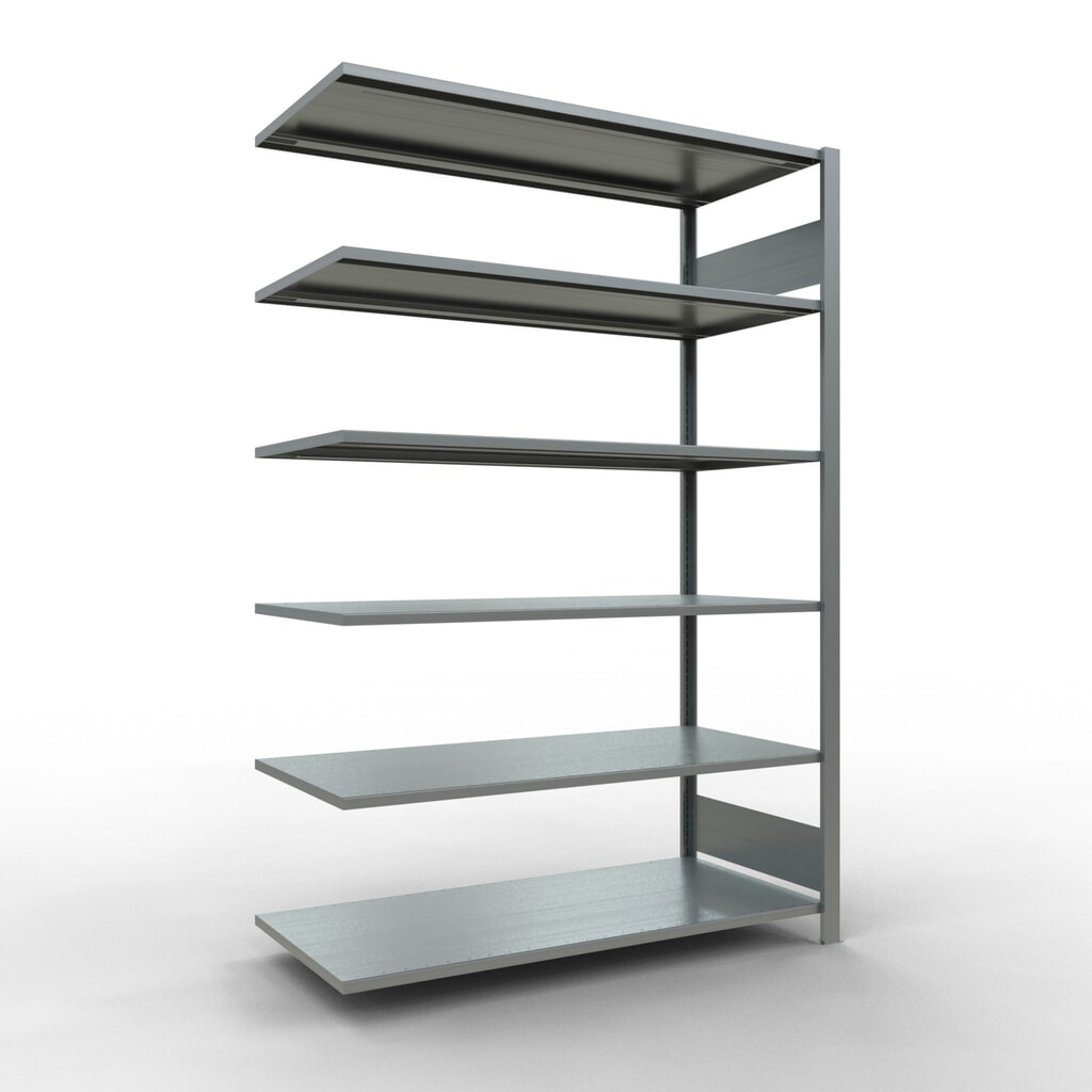 Archiefrekken SCHULTE AV, dubbelzijdig, zonder middenaanslagen, VL 150 kg, hxbxd 2.000 x 1.300 x 600 mm Product afbeelding: Archiefrekken SCHULTE AV, dubbelzijdig, zonder middenaanslagen, VL 150 kg, hxbxd 2.000 x 1.300 x 600 mm