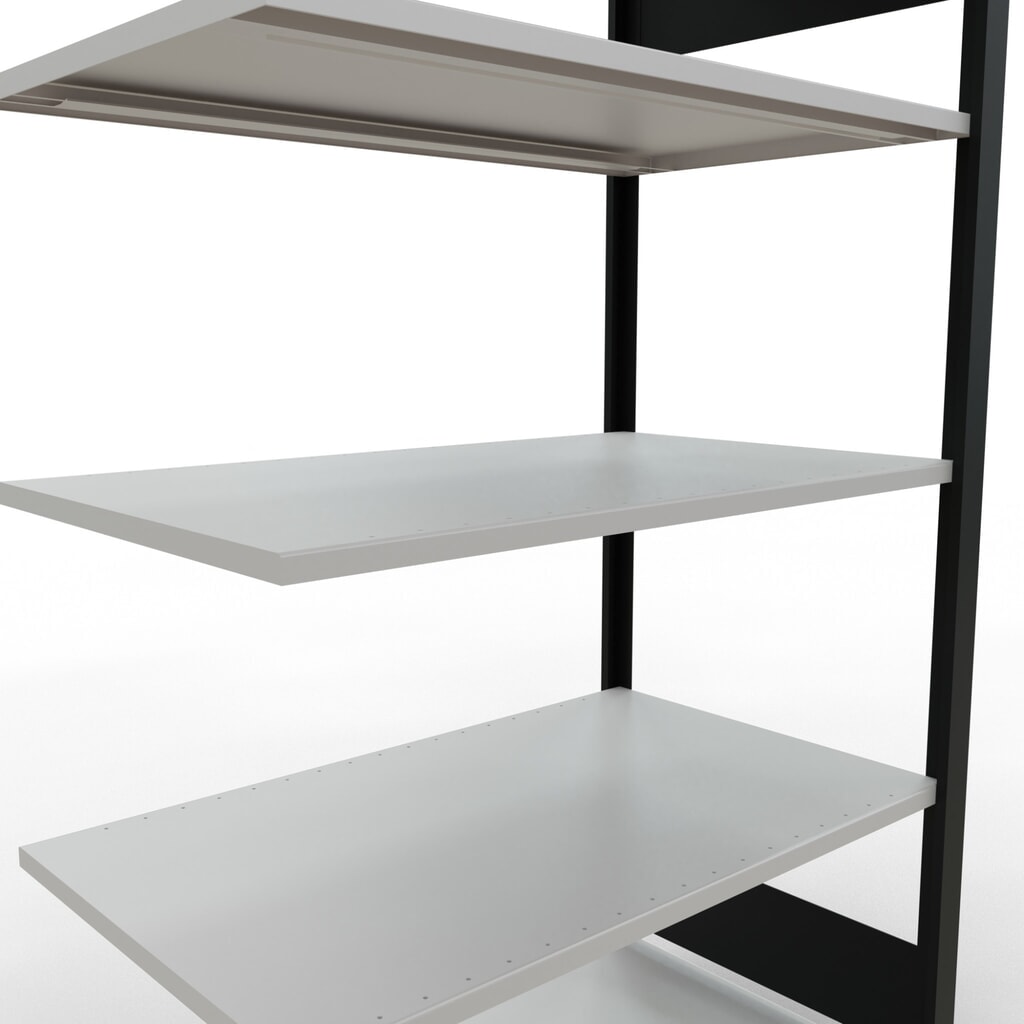 Archiefrekken SCHULTE AV, dubbelzijdig, zonder middenaanslagen, VL 150 kg, zwart, hxbxd 1.800 x 1.000 x 600 mm Productafbeelding nr. 4: Archiefrekken SCHULTE AV, dubbelzijdig, zonder middenaanslagen, VL 150 kg, zwart, hxbxd 1.800 x 1.000 x 600 mm