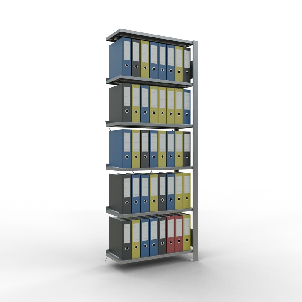 Productafbeelding nr. 3: Archiefrekken SCHULTE AV, eenzijdig, met eindaanslagen, VL 85 kg, hxbxd 2.000 x 750 x 300 mm