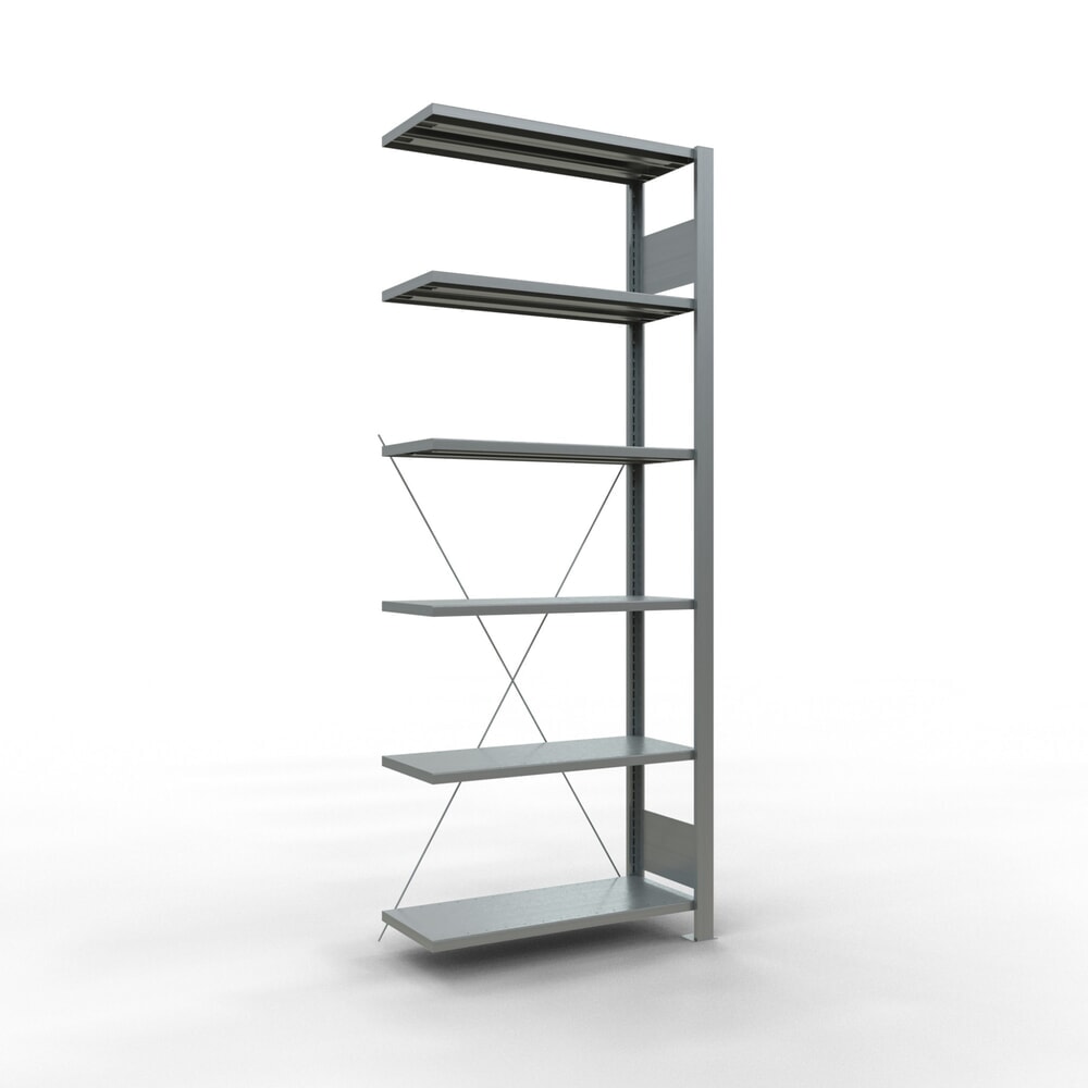 Product afbeelding: Archiefrekken SCHULTE AV, eenzijdig, zonder eindaanslagen, VL 85 kg, hxbxd 2.000 x 750 x 300 mm