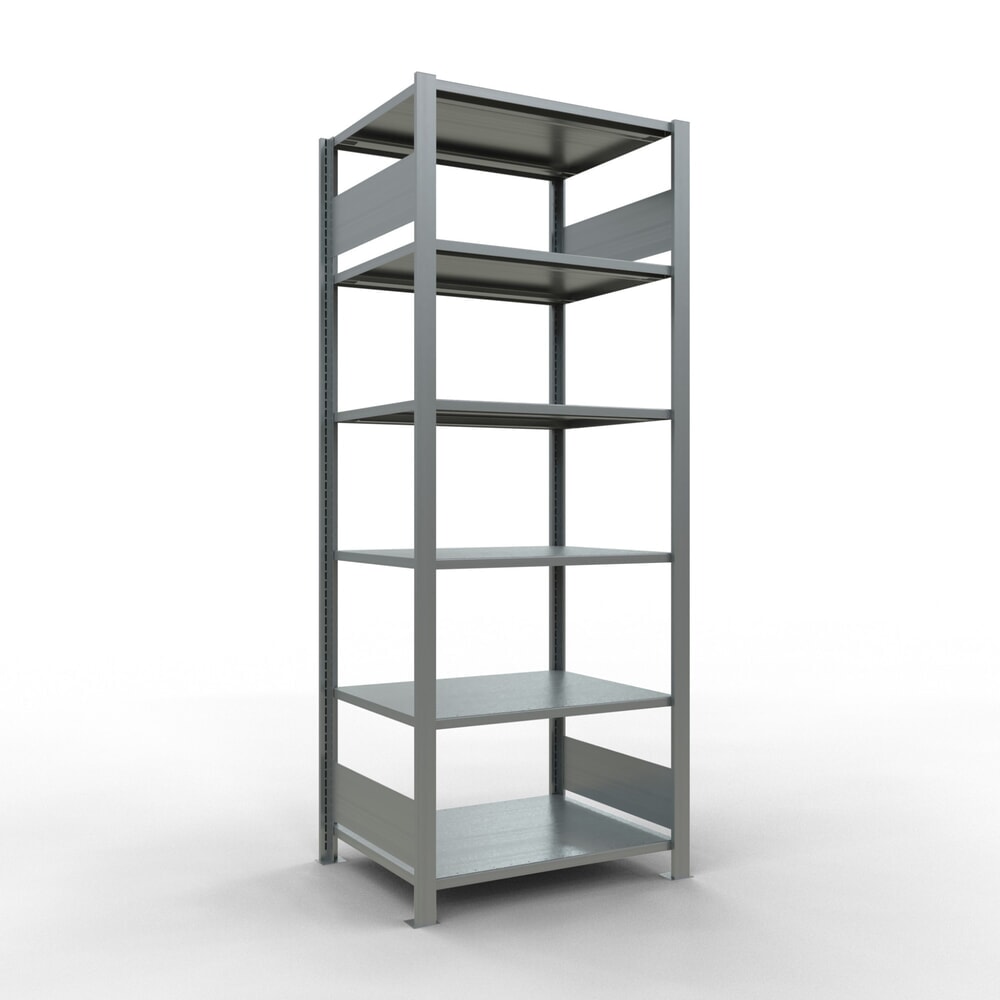Product afbeelding: Archiefrekken SCHULTE BV, dubbelzijdig, zonder middenaanslagen, VL 150 kg, hxbxd 2.000 x 750 x 600 mm