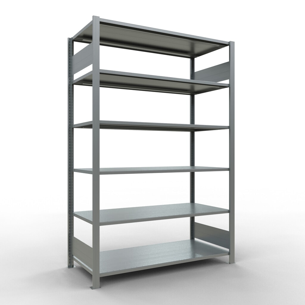 Archiefrekken SCHULTE BV, dubbelzijdig, zonder middenaanslagen, VL 150 kg, hxbxd 2.000 x 1.300 x 600 mm Product afbeelding: Archiefrekken SCHULTE BV, dubbelzijdig, zonder middenaanslagen, VL 150 kg, hxbxd 2.000 x 1.300 x 600 mm