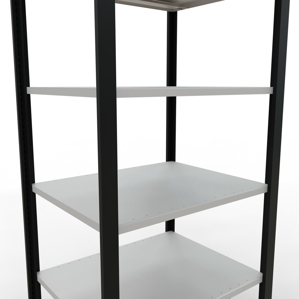 Productafbeelding nr. 4: Archiefrekken SCHULTE BV, dubbelzijdig, zonder middenaanslagen, VL 150 kg, zwart, hxbxd 2.000 x 750 x 600 mm