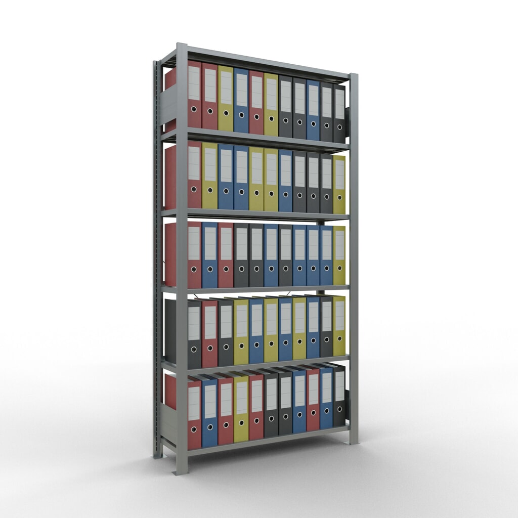 Archiefrekken SCHULTE BV, eenzijdig, met eindaanslagen, VL 85 kg, hxbxd 2.000 x 1.000 x 300 mm Productafbeelding nr. 2: Archiefrekken SCHULTE BV, eenzijdig, met eindaanslagen, VL 85 kg, hxbxd 2.000 x 1.000 x 300 mm