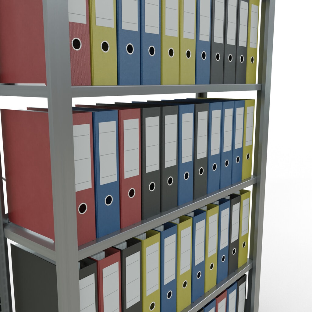 Archiefrekken SCHULTE BV, eenzijdig, met eindaanslagen, VL 85 kg, hxbxd 2.000 x 1.000 x 300 mm Productafbeelding nr. 3: Archiefrekken SCHULTE BV, eenzijdig, met eindaanslagen, VL 85 kg, hxbxd 2.000 x 1.000 x 300 mm