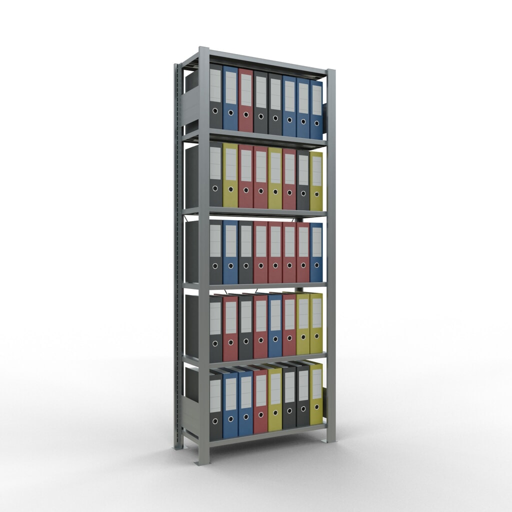 Productafbeelding nr. 2: Archiefrekken SCHULTE BV, eenzijdig, zonder eindaanslagen, VL 85 kg, hxbxd 2.000 x 750 x 300 mm