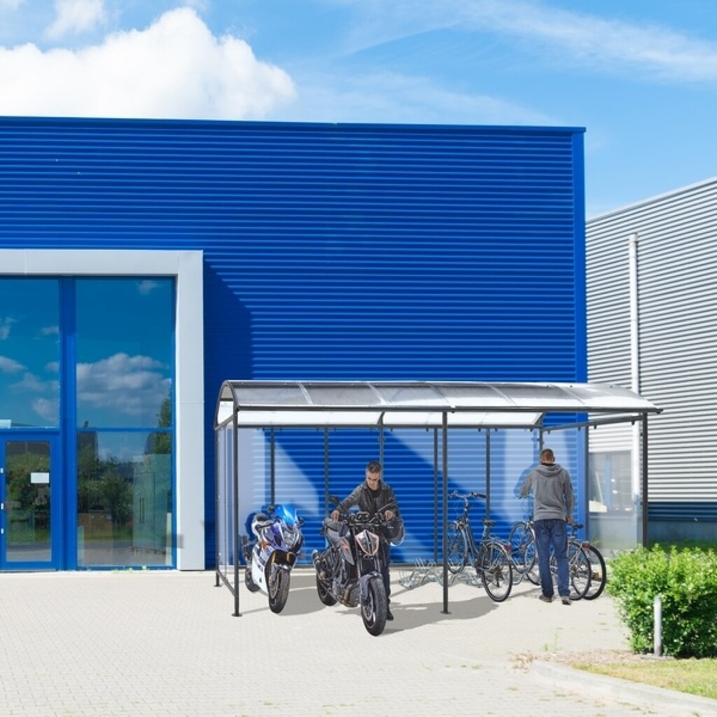 Productafbeelding nr. 6: MOTTEZ fietsoverkapping voor montage op de basisoverkapping