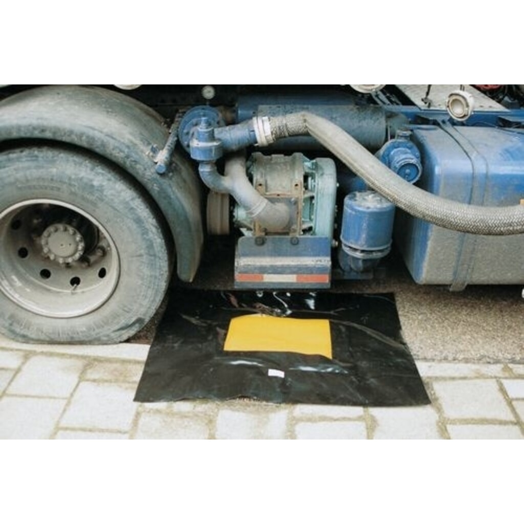 Denios opvouwbare lekbak van kunststof, inhoud 100 liter, hxbxd 150 x 1000 x 1000 mm Product afbeelding: Denios opvouwbare lekbak van kunststof, inhoud 100 liter, hxbxd 150 x 1000 x 1000 mm