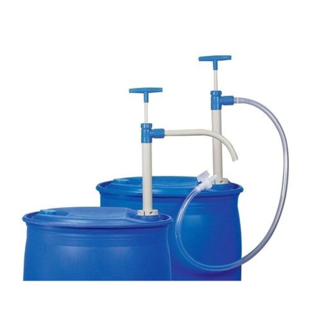 Product afbeelding: Denios vatenpomp P 8 van polypropyleen (PP), met uitloopbocht, dompeldiepte 800 mm