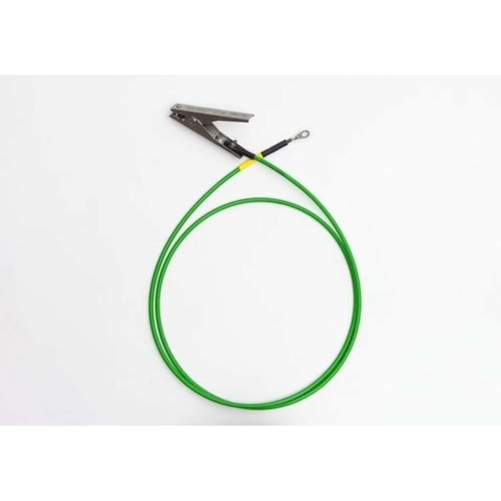 Denios aardingskabel met 1 aardingsklem / 1 ringaansluiting, isolatie en ATEX-goedkeuring, 2 m Product afbeelding: Denios aardingskabel met 1 aardingsklem / 1 ringaansluiting, isolatie en ATEX-goedkeuring, 2 m