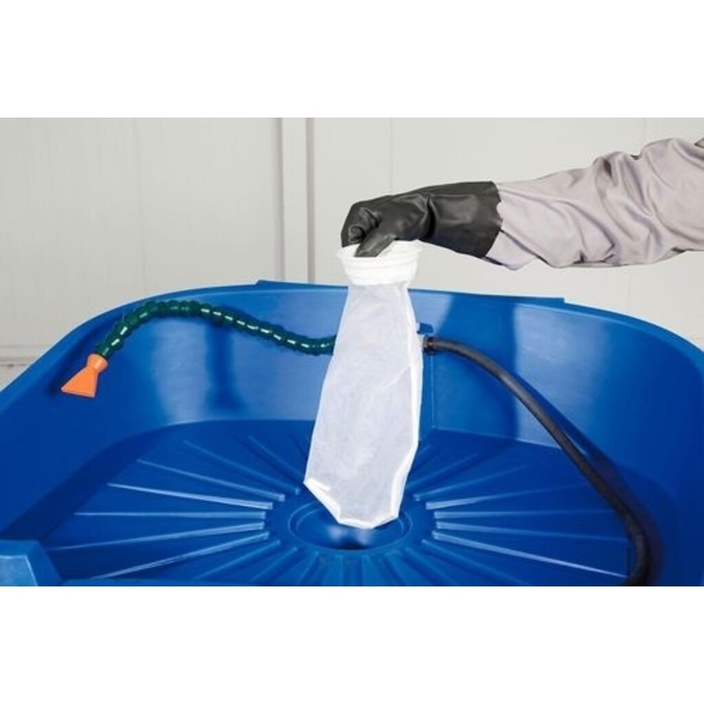 Filterzak voor Denios wastafelafvoer in borstelwastafel 10" 50µ Product afbeelding: Filterzak voor Denios wastafelafvoer in borstelwastafel 10" 50µ