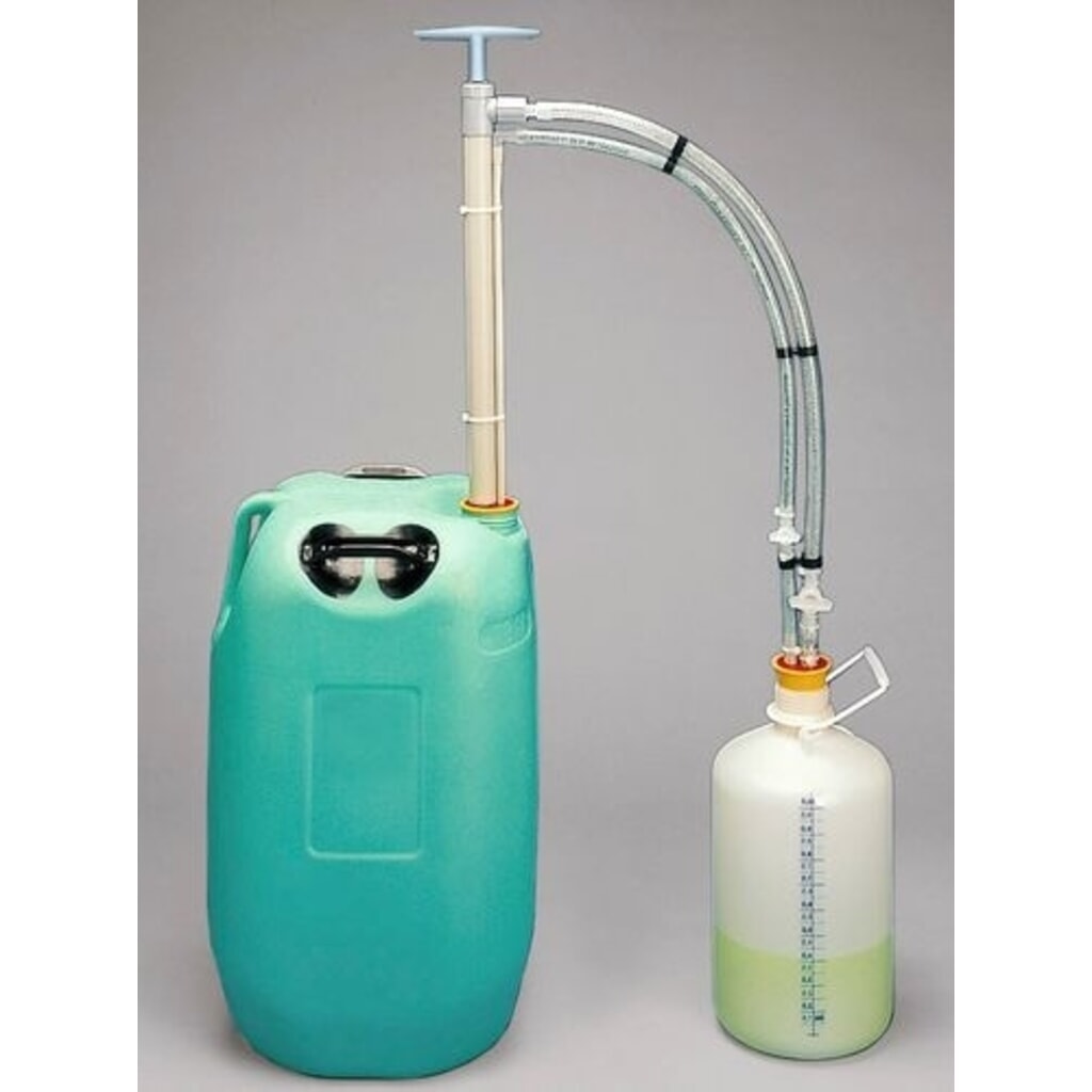 Product afbeelding: Denios vatenpomp van polypropyleen, gasdicht, met universele adapter