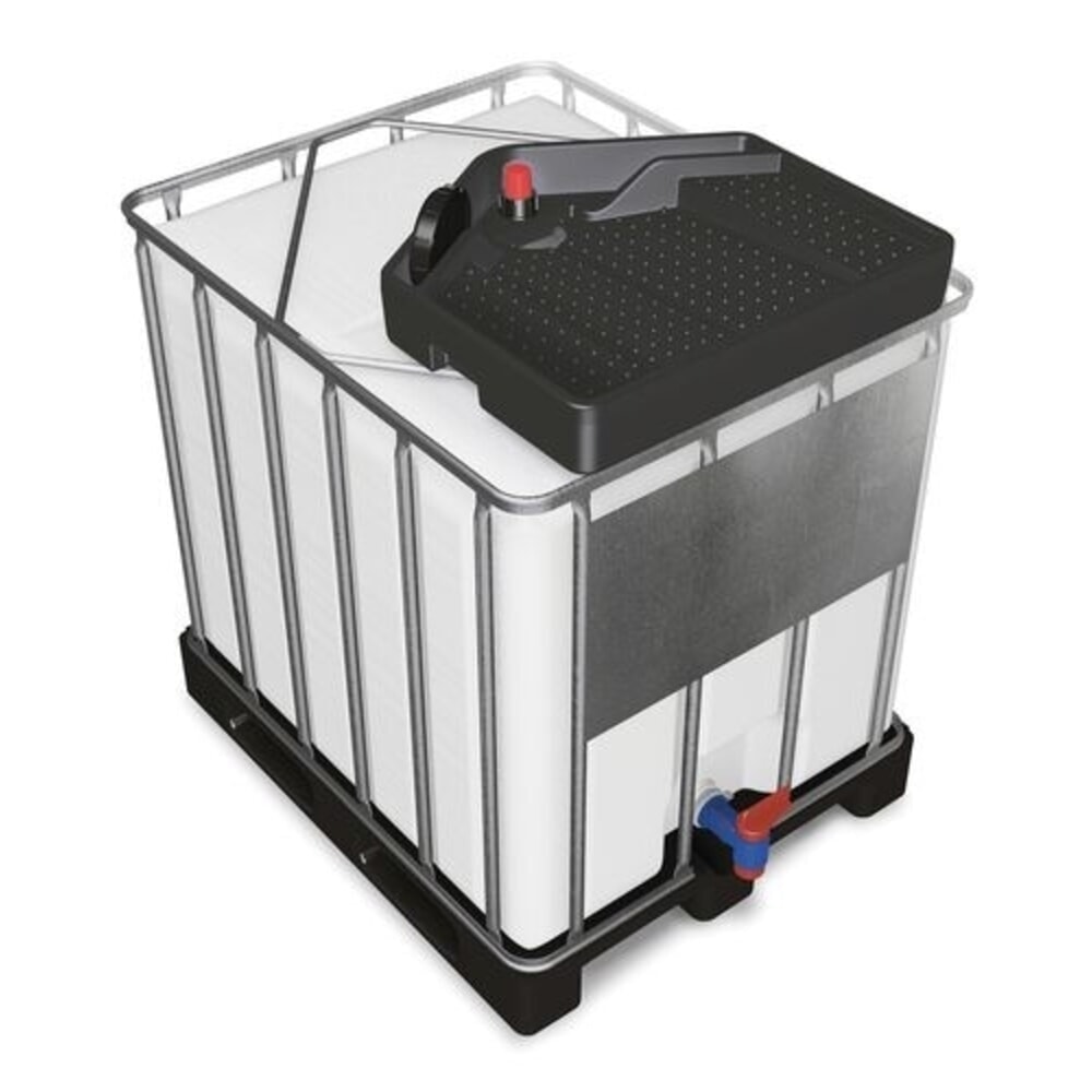 Product afbeelding: Denios vatentrechter voor IBC FALCON van PE, 15 l, vierkant, afvoeropening Ø 145 mm