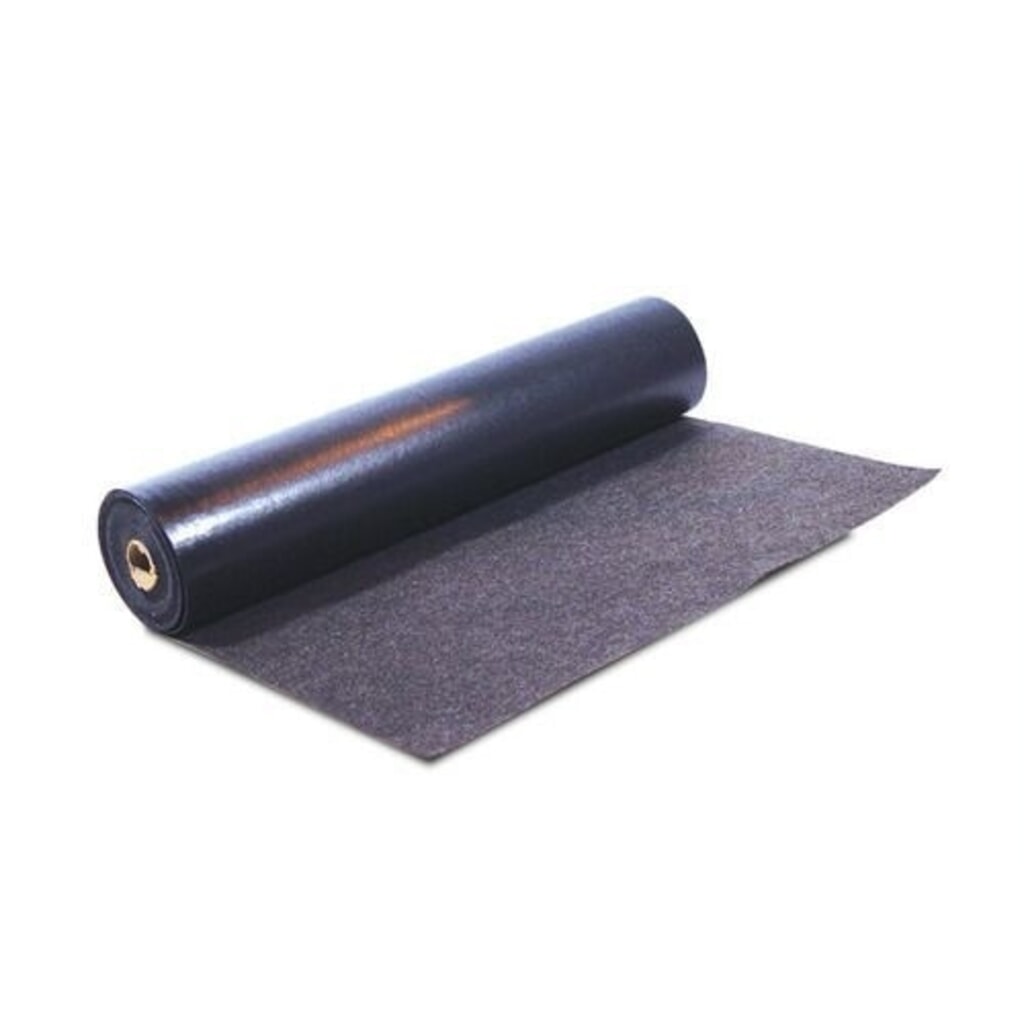 Product afbeelding: Denios absorptiedoek vloerbeschermingsrol DENSORB Extra PE, met zwarte PE-poedercoating, 91 cm x 15 m