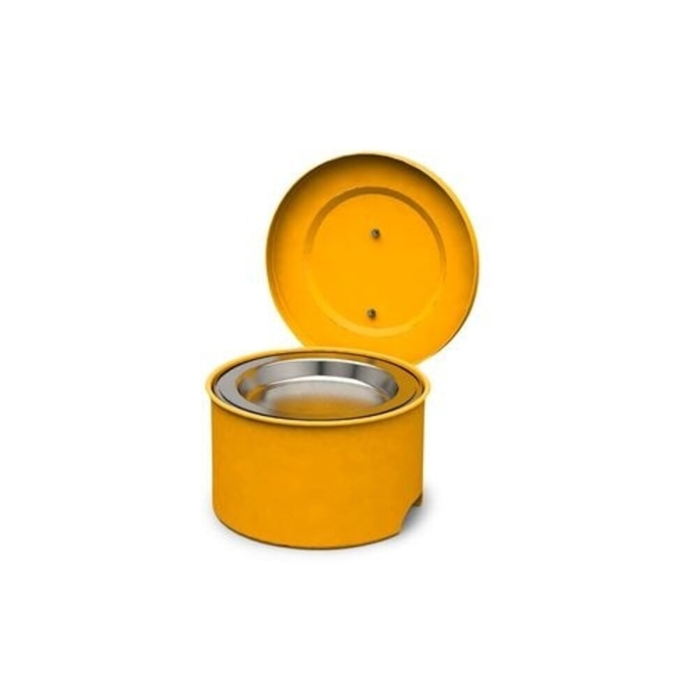 Product afbeelding: Denios kleineonderdelenreiniger FALCON van gelakt staal, met dompelzeef, 4 l