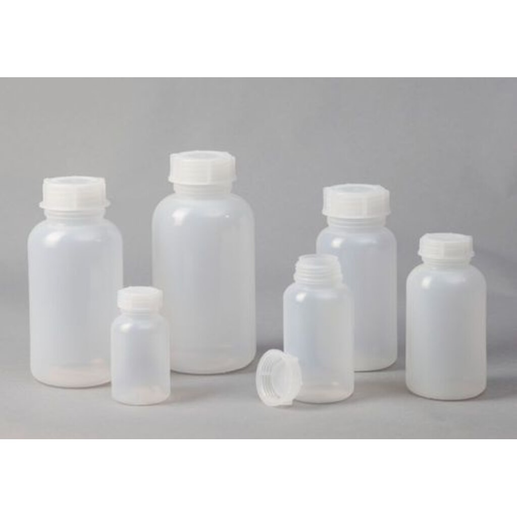 Productafbeelding nr. 3: Denios flessen met wijde hals, gemaakt van LDPE, rond, natuurlijk transparant, 1500 ml, 6 stuks