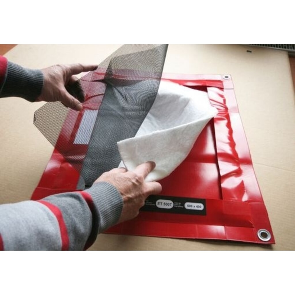 Denios opvouwbare, herbruikbare kunststof druipopvangbak met vervangbaar bindmiddel, opvangvolume 1 l, BxD 480 x 580 mm Productafbeelding nr. 4: Denios opvouwbare, herbruikbare kunststof druipopvangbak met vervangbaar bindmiddel, opvangvolume 1 l, BxD 480 x 580 mm