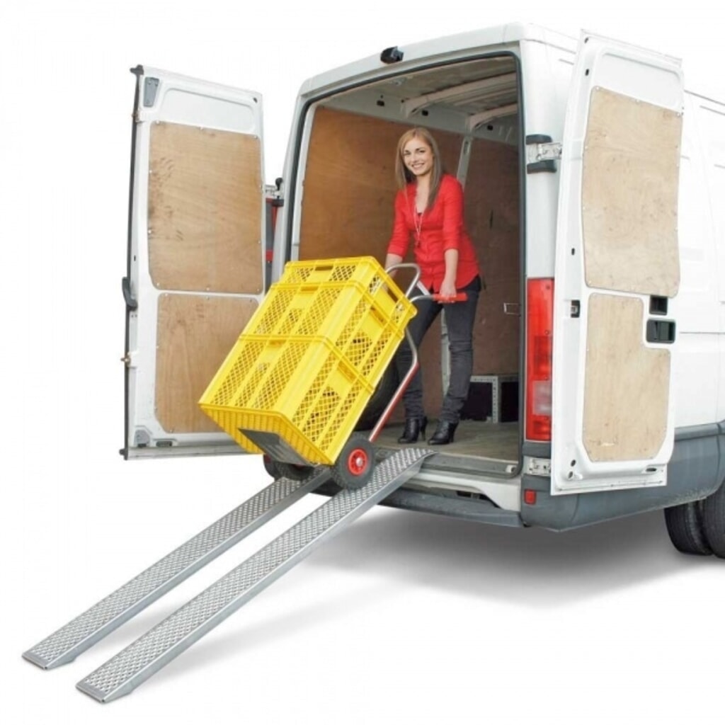 Aluminium oprijplaten, set van 2, laadcapaciteit 400 kg/paar, LxB 2.000 x 200 mm Productafbeelding nr. 6: Aluminium oprijplaten, set van 2, laadcapaciteit 400 kg/paar, LxB 2.000 x 200 mm