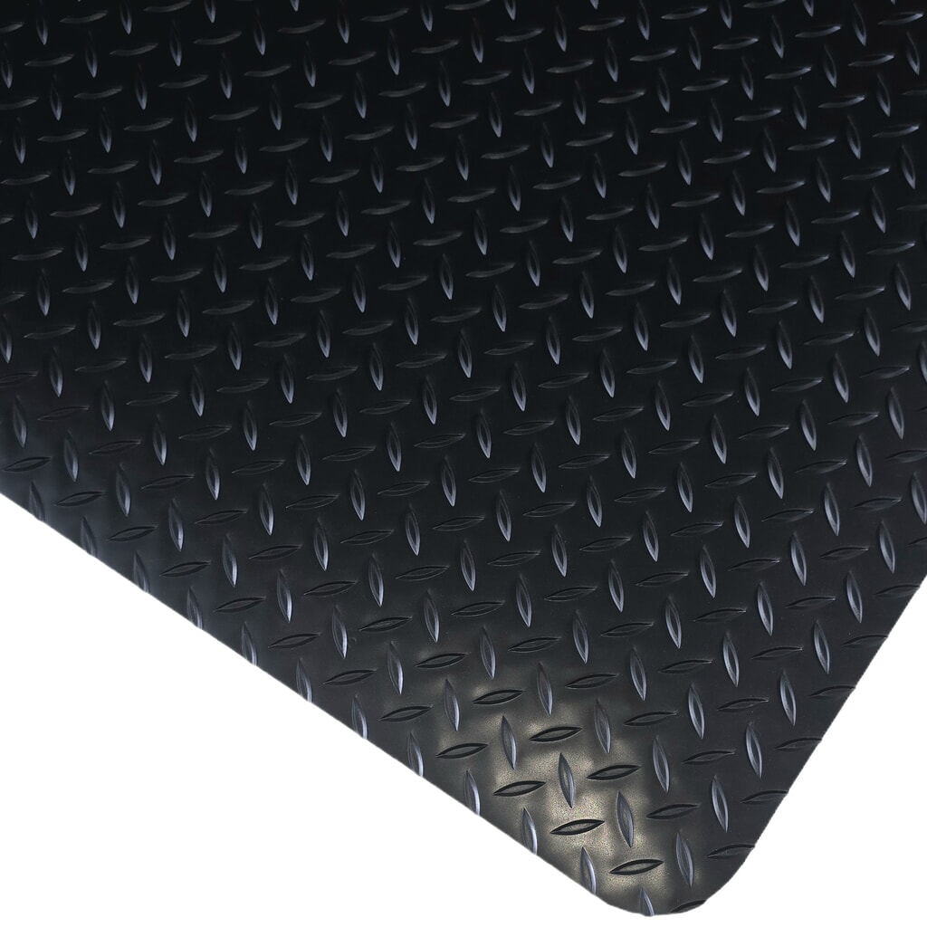 Product afbeelding: Steinbock® antivermoeidheidsmat ErgoSoft Strong, ruitprofiel, 2-laags, BxL 600 mm x 1000 mm, zwart