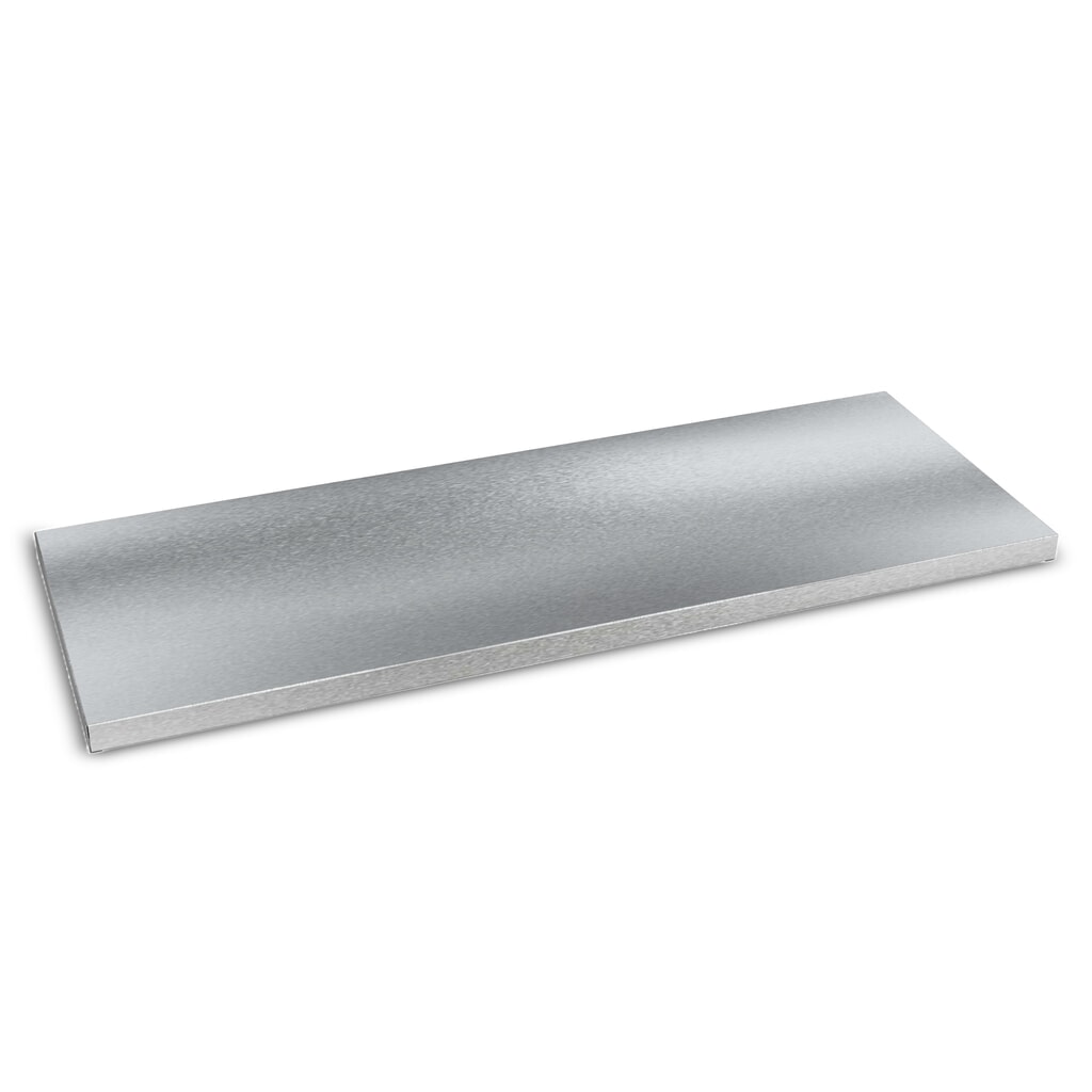 Legbord voor PAVOY draaideurkast, links, voor 400 mm diepte, verzinkt Product afbeelding: Legbord voor PAVOY draaideurkast, links, voor 400 mm diepte, verzinkt