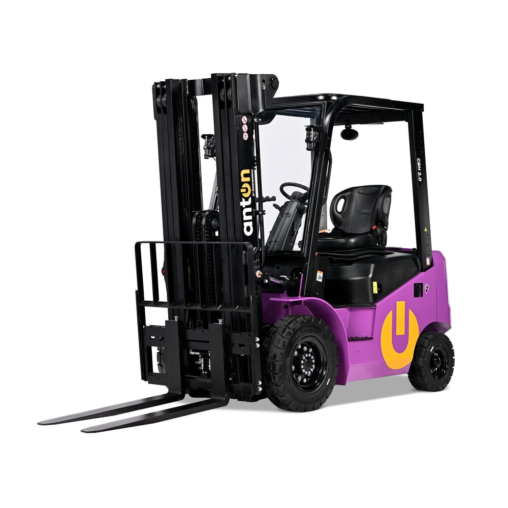 Productafbeelding nr. 2: AntOn by Jungheinrich elektrische heftruck CBH 2.0 met drievoudige telescoop hefmast, hefhoogte 4800 mm, draagvermogen 2000 kg, weerbeschermingscabine Eco, incl. inbouwlader