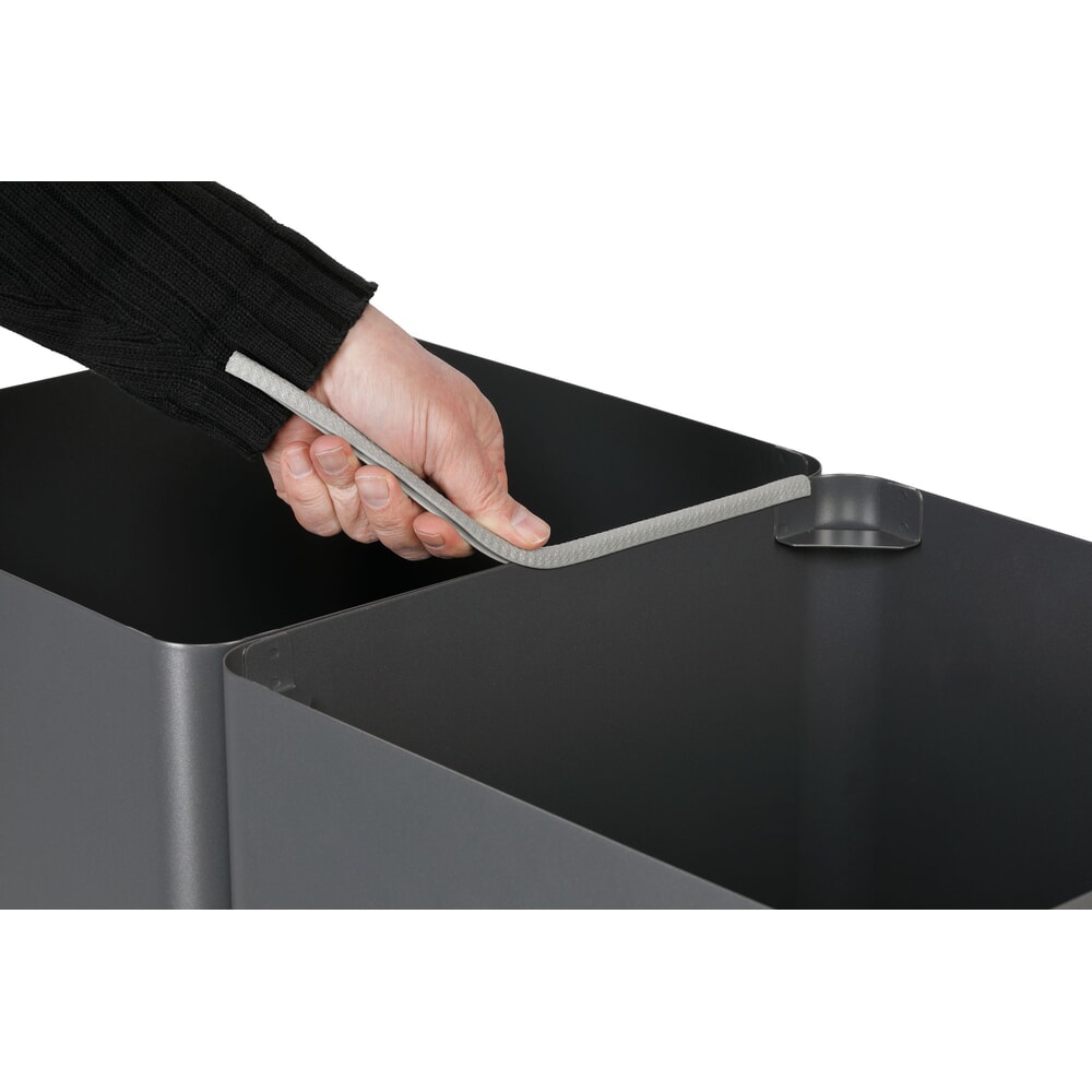 Productafbeelding nr. 5: VAR® afvalscheidingsbak WSG Quadro 118, met 4 kleurhoeken om zelf te kleven