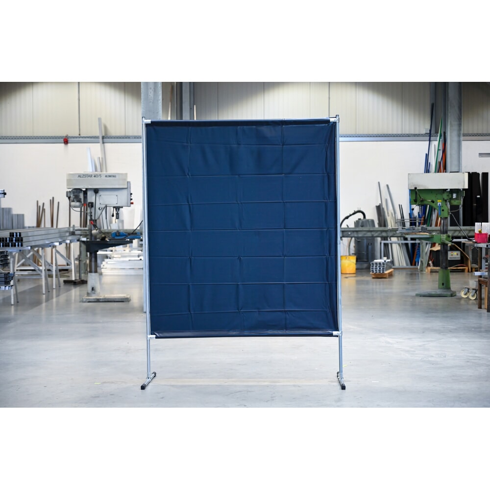 Product afbeelding: Lasbeschermingswand, volgens ISO EN 25980 (EN 1598), bxh 1.400 x 2.000 mm, donkergroen/mat