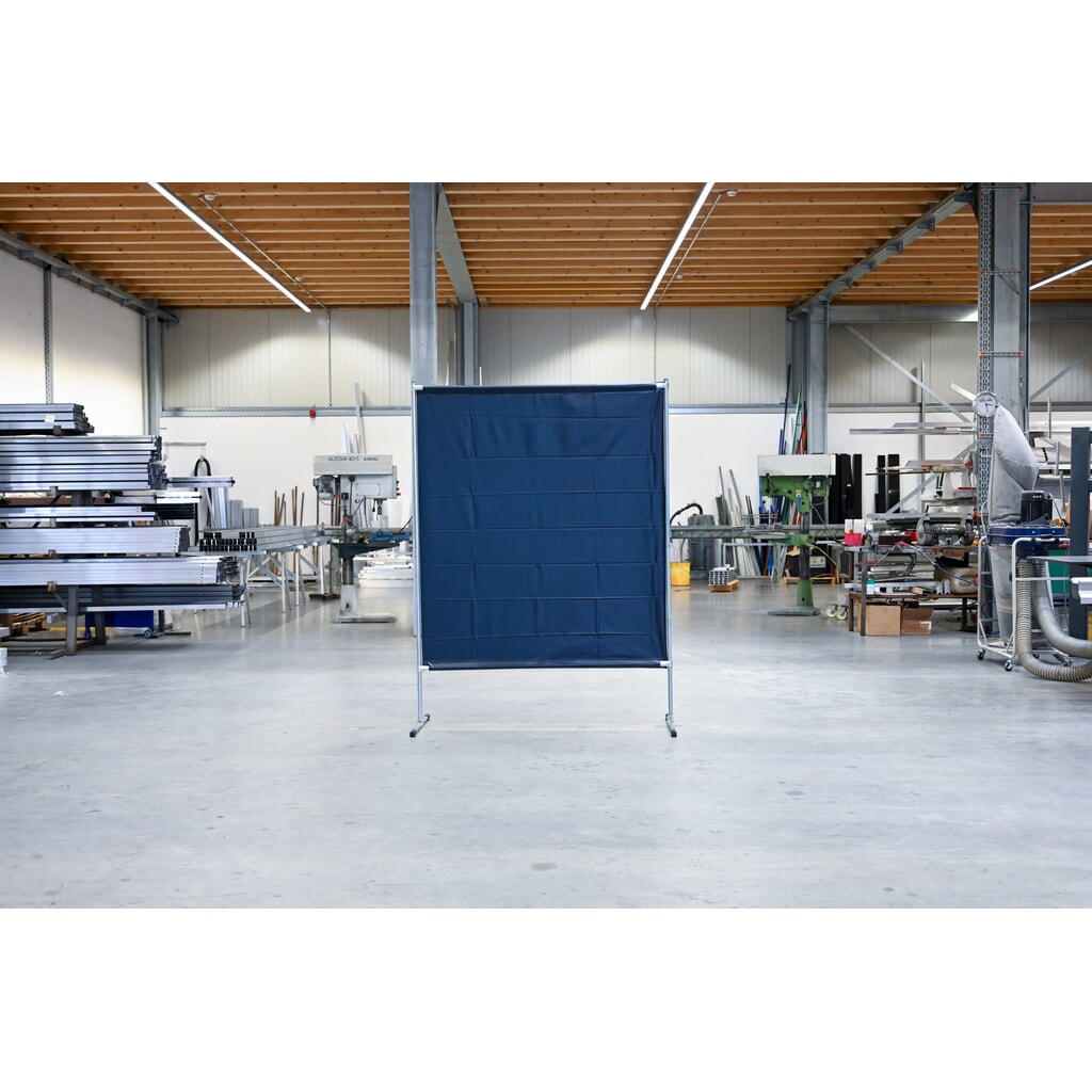 Lasbeschermingswand, volgens ISO EN 25980 (EN 1598), bxh 1.400 x 2.000 mm, donkergroen/mat Productafbeelding nr. 4: Lasbeschermingswand, volgens ISO EN 25980 (EN 1598), bxh 1.400 x 2.000 mm, donkergroen/mat