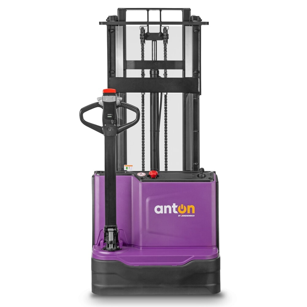 Productafbeelding nr. 4: AntOn by Jungheinrich elektrische stapelaar PSM 1.2, met tweevoudige telescoop hefmast, draagvermogen 1.200 kg, hefhoogte 2.522 mm