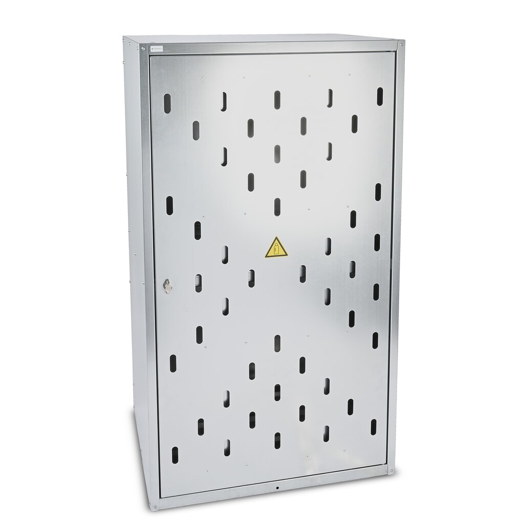 HEMMDAL gasflessenkast, hxbxd 1.500 x 840 x 690 mm, 1-deurs Product afbeelding: HEMMDAL gasflessenkast, hxbxd 1.500 x 840 x 690 mm, 1-deurs