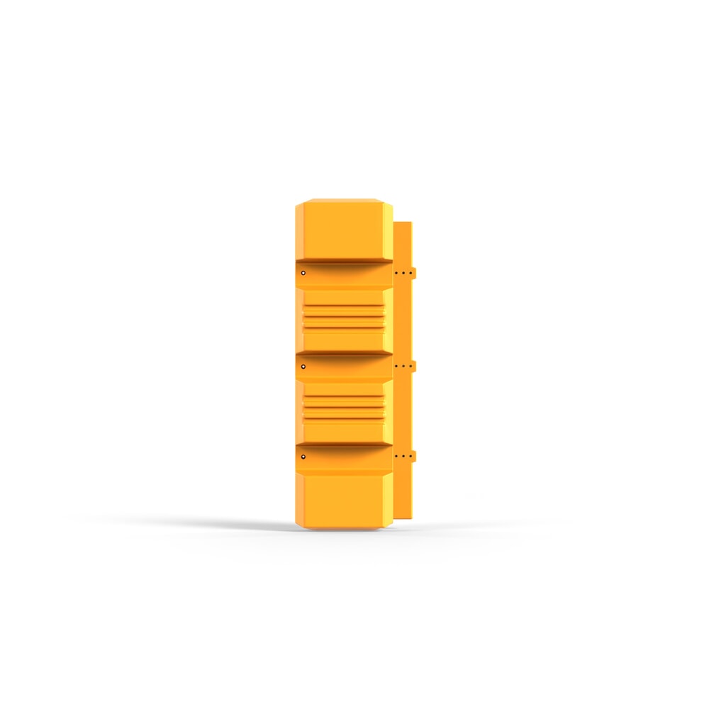 Product afbeelding: Uitbreiding voor A.M.P.E.R.E. Universele aanrijbescherming voor pilaren Rack Mammut® Supreme, hoogte 1.100 mm, 200-250 mm