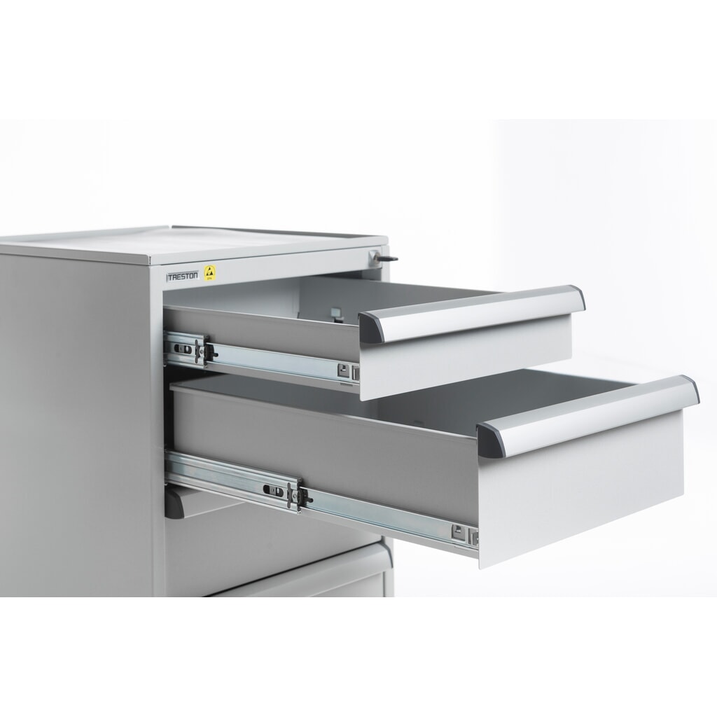 Ladeblok TRESTON 45/56-3 Standard, ESD, hxbxd 560 x 450 x 520 mm, lades: 3 x 100 mm, 1 x 200 mm Productafbeelding nr. 3: Ladeblok TRESTON 45/56-3 Standard, ESD, hxbxd 560 x 450 x 520 mm, lades: 3 x 100 mm, 1 x 200 mm