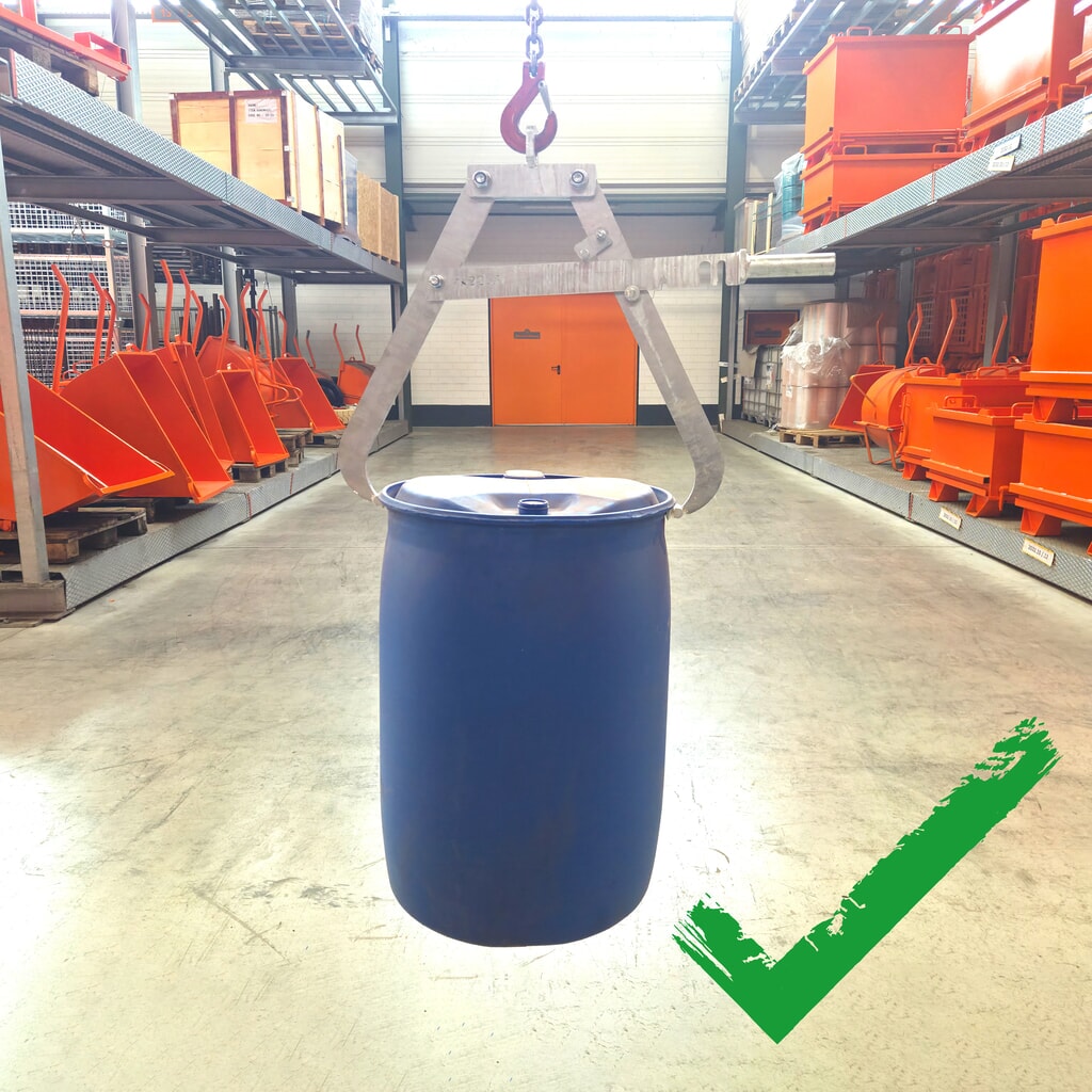 Vatenklem Eichinger® voor kraan, 1 liggend vat, thermisch verzinkt Productafbeelding nr. 3: Vatenklem Eichinger® voor kraan, 1 liggend vat, thermisch verzinkt
