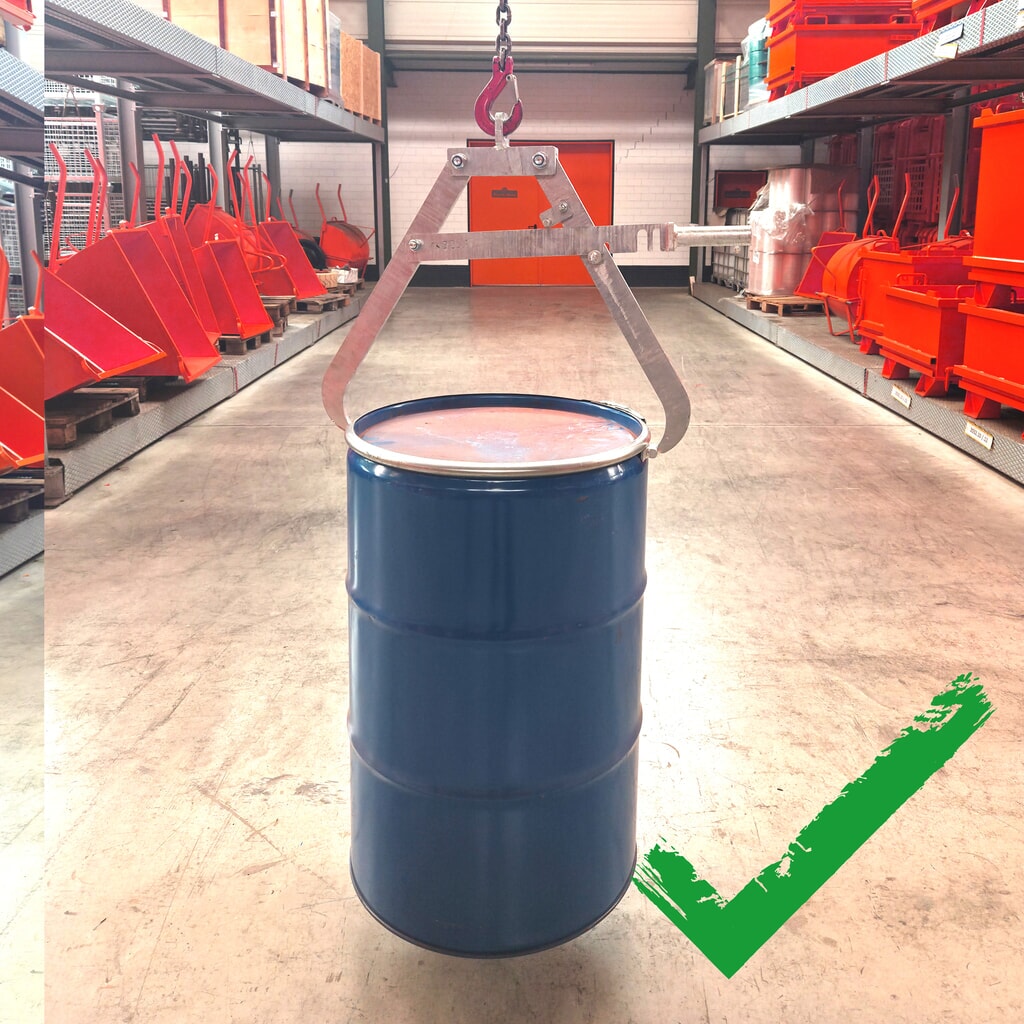 Vatenklem Eichinger® voor kraan, 1 liggend vat, thermisch verzinkt Productafbeelding nr. 4: Vatenklem Eichinger® voor kraan, 1 liggend vat, thermisch verzinkt