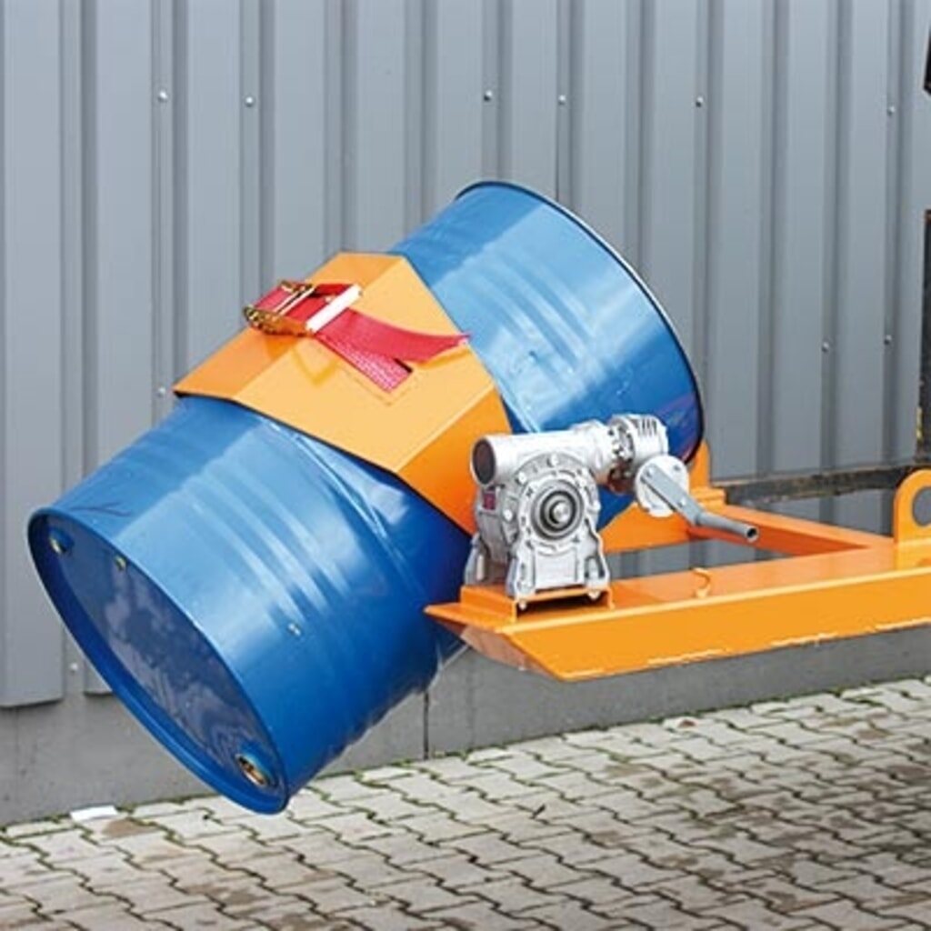 Vaten- en tonnenkantelaar Eichinger®, zwengel, 1 x vat, zuiver oranje Productafbeelding nr. 5: Vaten- en tonnenkantelaar Eichinger®, zwengel, 1 x vat, zuiver oranje