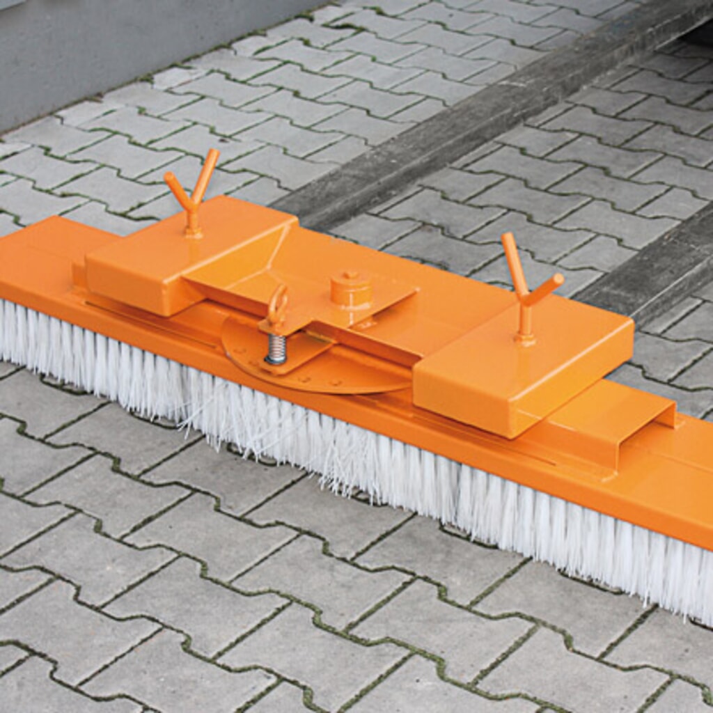 Keerbezem Eichinger® voor heftrucks, wielladers enz., breedte 1.000 mm zuiver oranje Productafbeelding nr. 3: Keerbezem Eichinger® voor heftrucks, wielladers enz., breedte 1.000 mm zuiver oranje