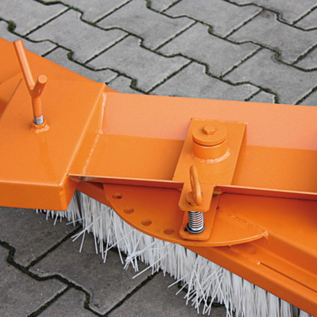 Keerbezem Eichinger® voor heftrucks, wielladers enz., breedte 1.000 mm zuiver oranje Productafbeelding nr. 4: Keerbezem Eichinger® voor heftrucks, wielladers enz., breedte 1.000 mm zuiver oranje