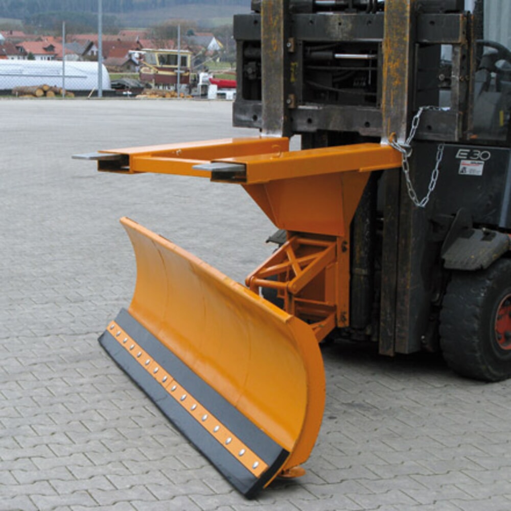 Productafbeelding nr. 5: Sneeuwploeg Eichinger® met hoogte-inrek, vorkkoker boven schildbreedte 1.500 mm, zuiver oranje, staal