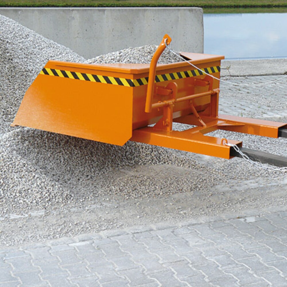 Productafbeelding nr. 5: Eichinger® steek met gesloten vorkkokers voor heftrucks, 1500 kg, 300 liter zuiver oranje