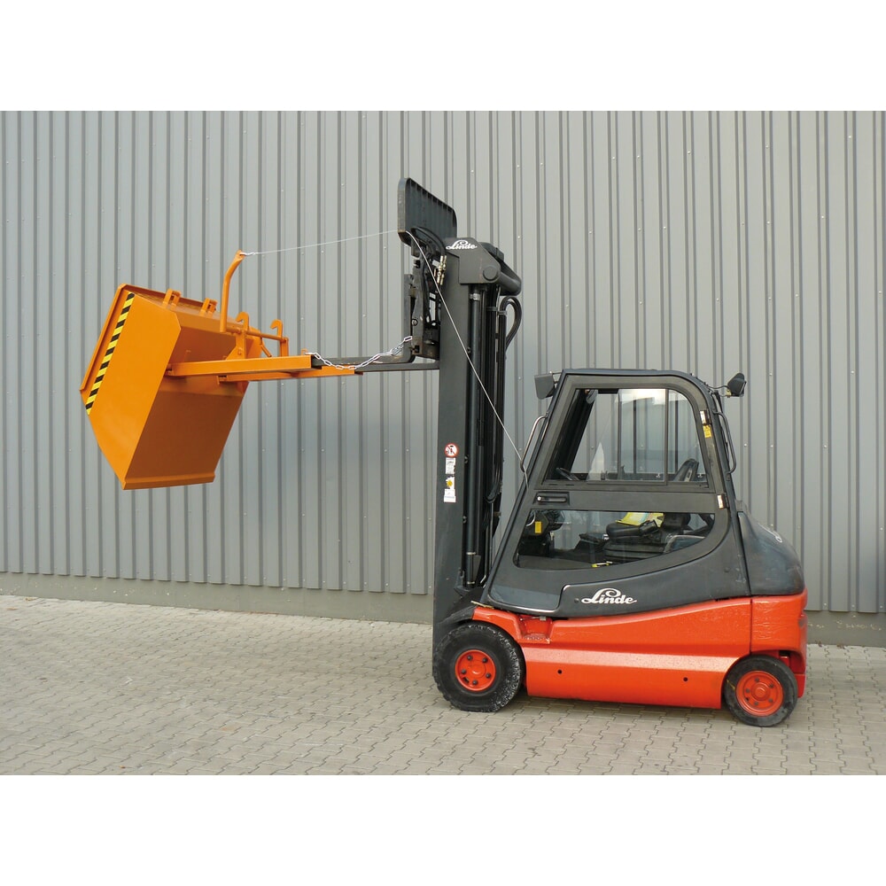 Productafbeelding nr. 6: Eichinger® steek met gesloten vorkkokers voor heftrucks, 1500 kg, 300 liter zuiver oranje